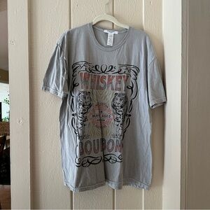 NEW PROJECT SOCIAL T LOS ANGELES GRAY PRINT WOW! ONE SIZE